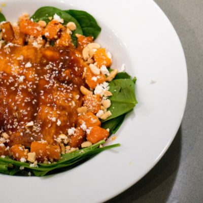 Pompoen Salade met Zalm - Kidshoekje.nl