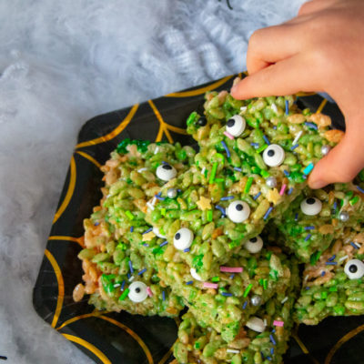 Halloween Monster Halloween Monster Rice Krispie Treats - Kidshoekje.nl