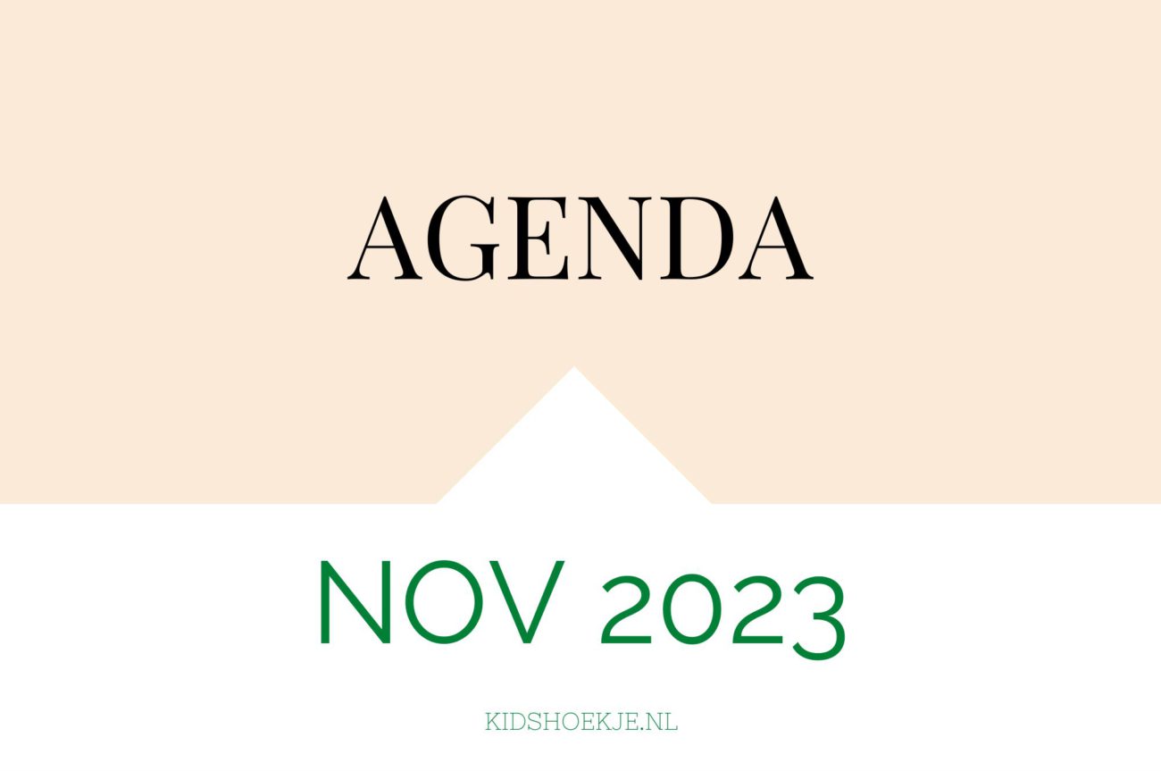 November 2023 Agenda - Kidshoekje.nl