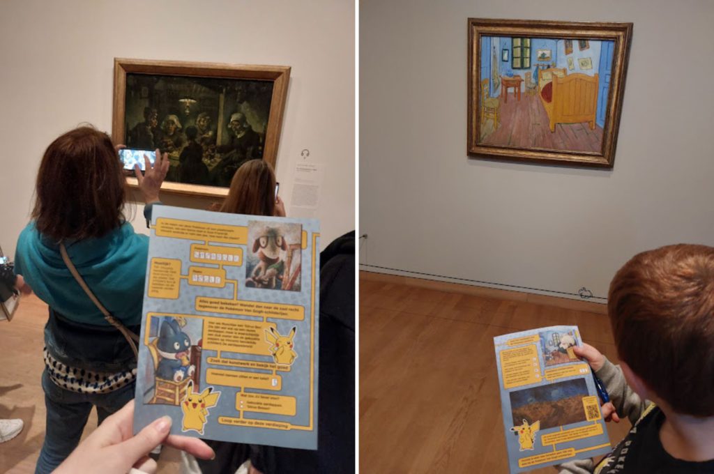 Speurtocht Pokemon X Van Gogh Museum - Kidshoekje.nl