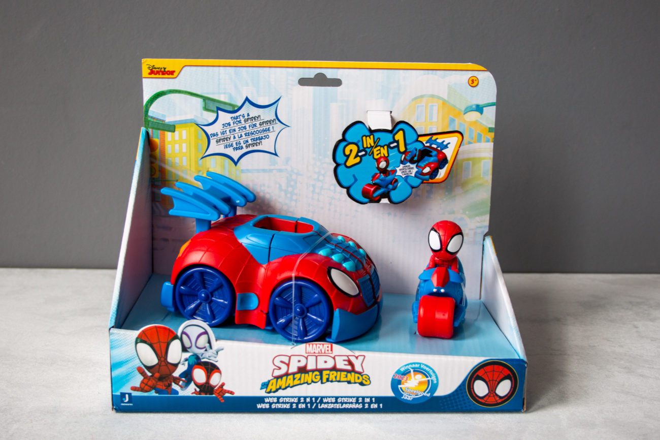Spidey Web strike 2 n 1 Vehicle - Kidshoekje.nl