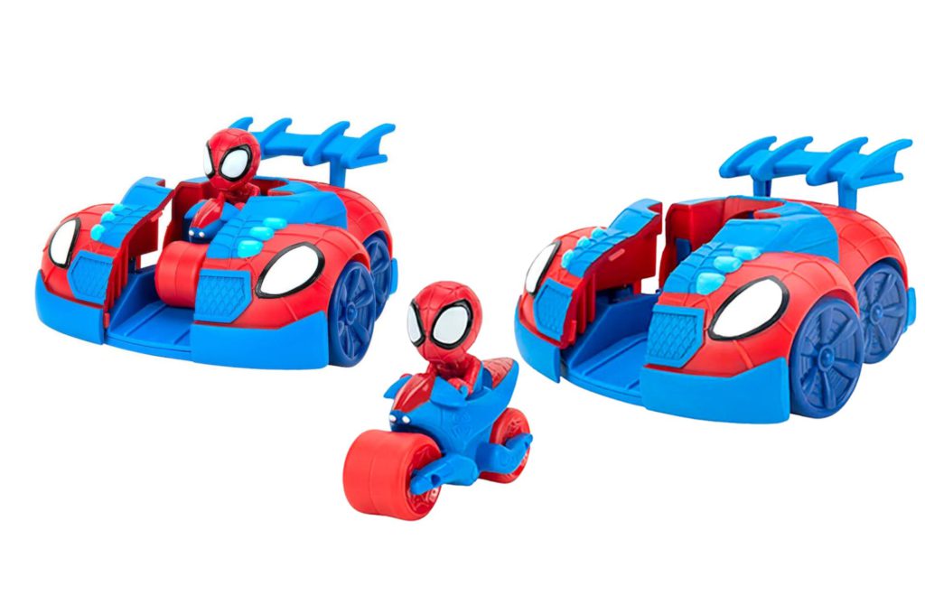 Spidey Web strike 2 n 1 Vehicle Speelgoed van het Jaar- Kidshoekje.nl