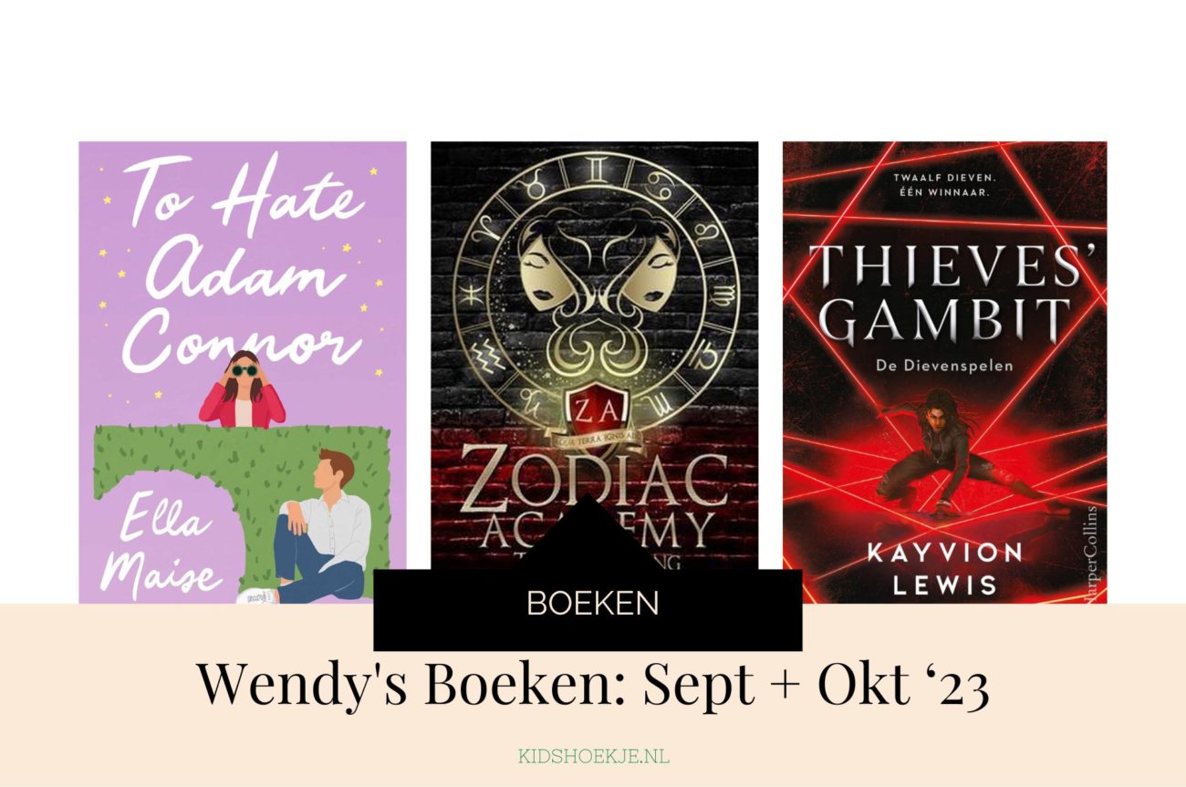 Wendy's Boeken September en Oktober 2023 - Kidshoekje.nl