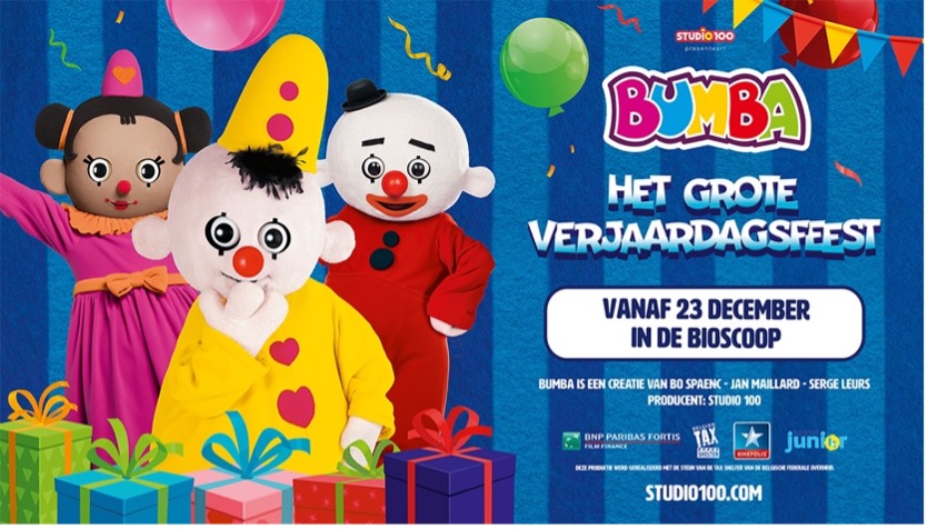 Filmposter Studio 100 - Bumba Het grote Verjaardagfeest