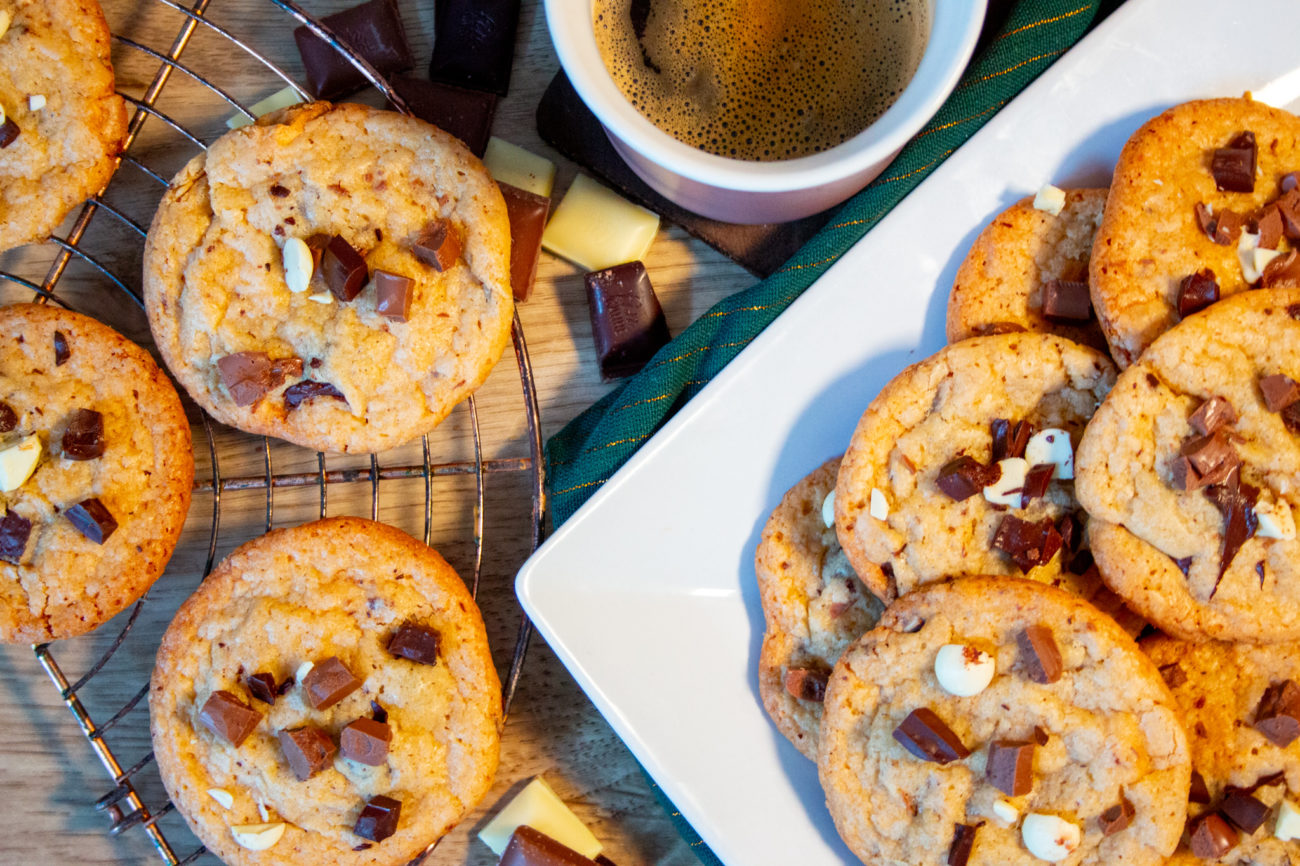 Triple Chocolate Chip Koekjes