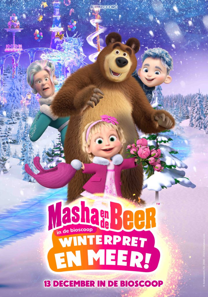 Filmposter Masha en de Beer Winterpret en meer (In the Air)