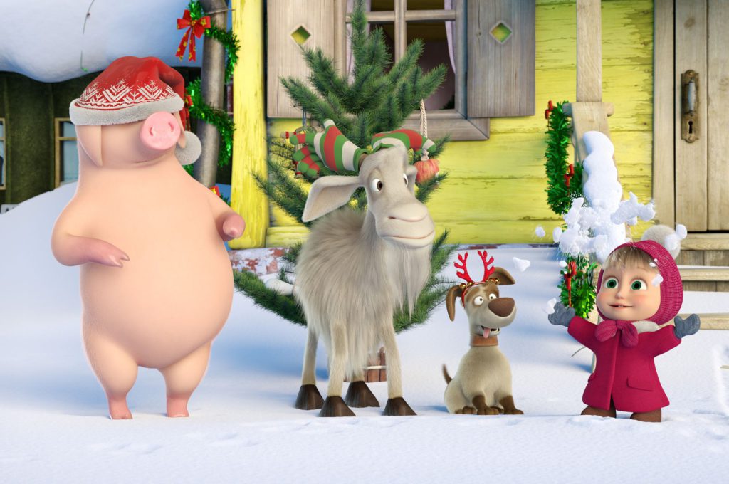 Masha en de Beer Winterpret en Meer Film- Kidshoekje.nl