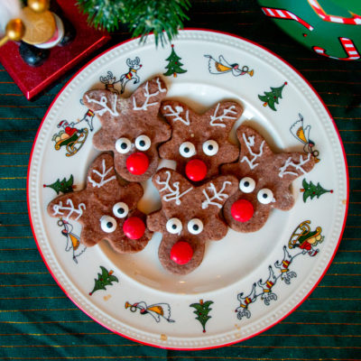 Rudolf Chocolade Suikerkoekjes - Kidshoekje.nl