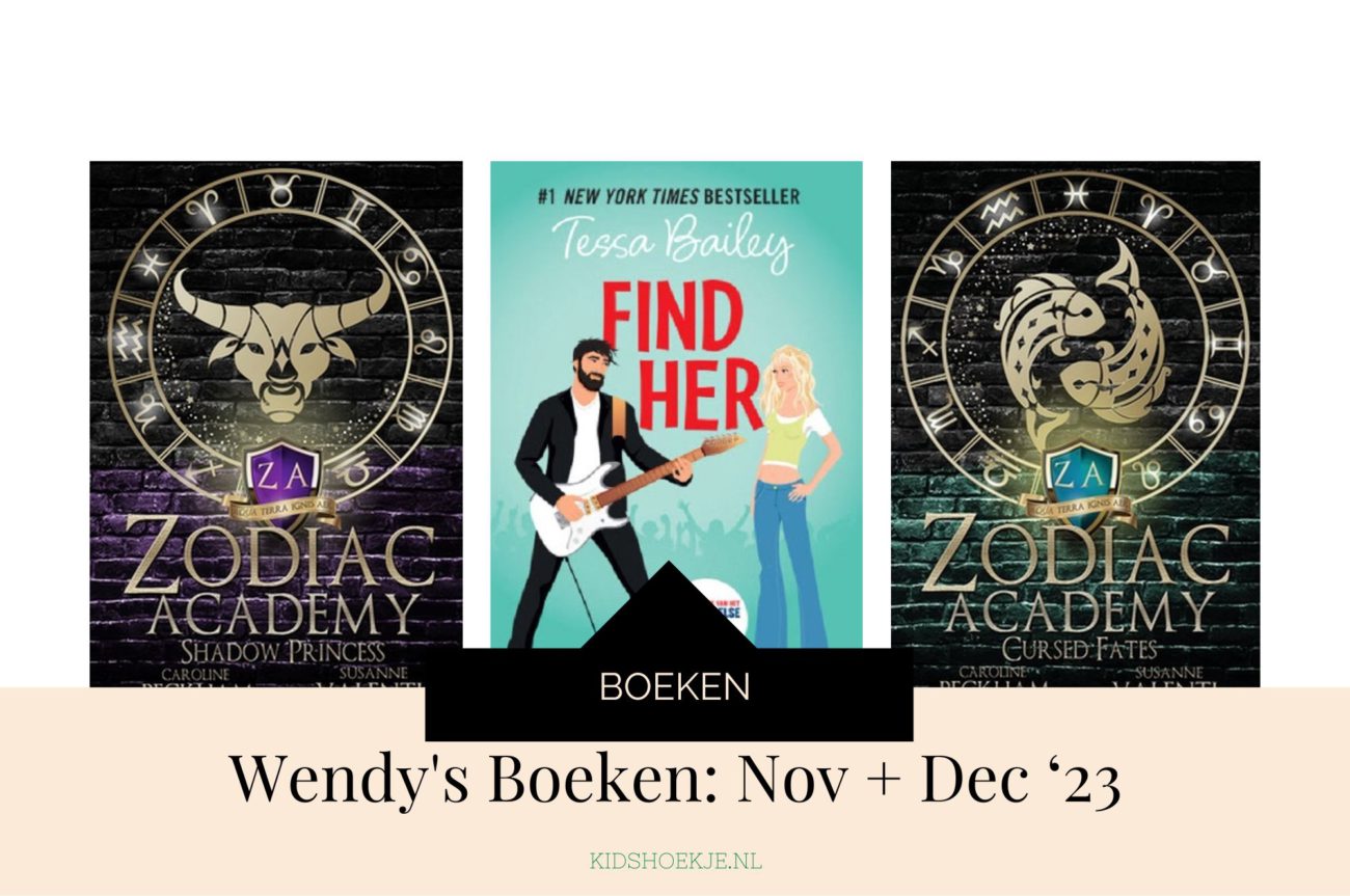 Wendy's Boeken November en December 2023 - Kidshoekje.nl