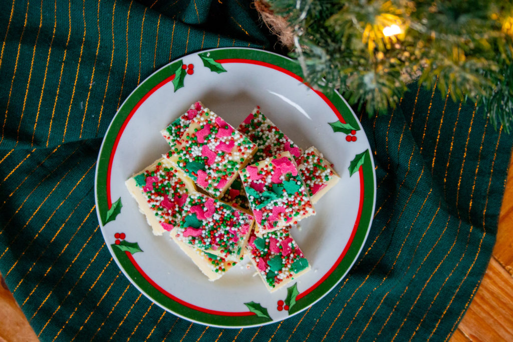 Witte Chocolade Kerst Fudge - Kidshoekje.nl