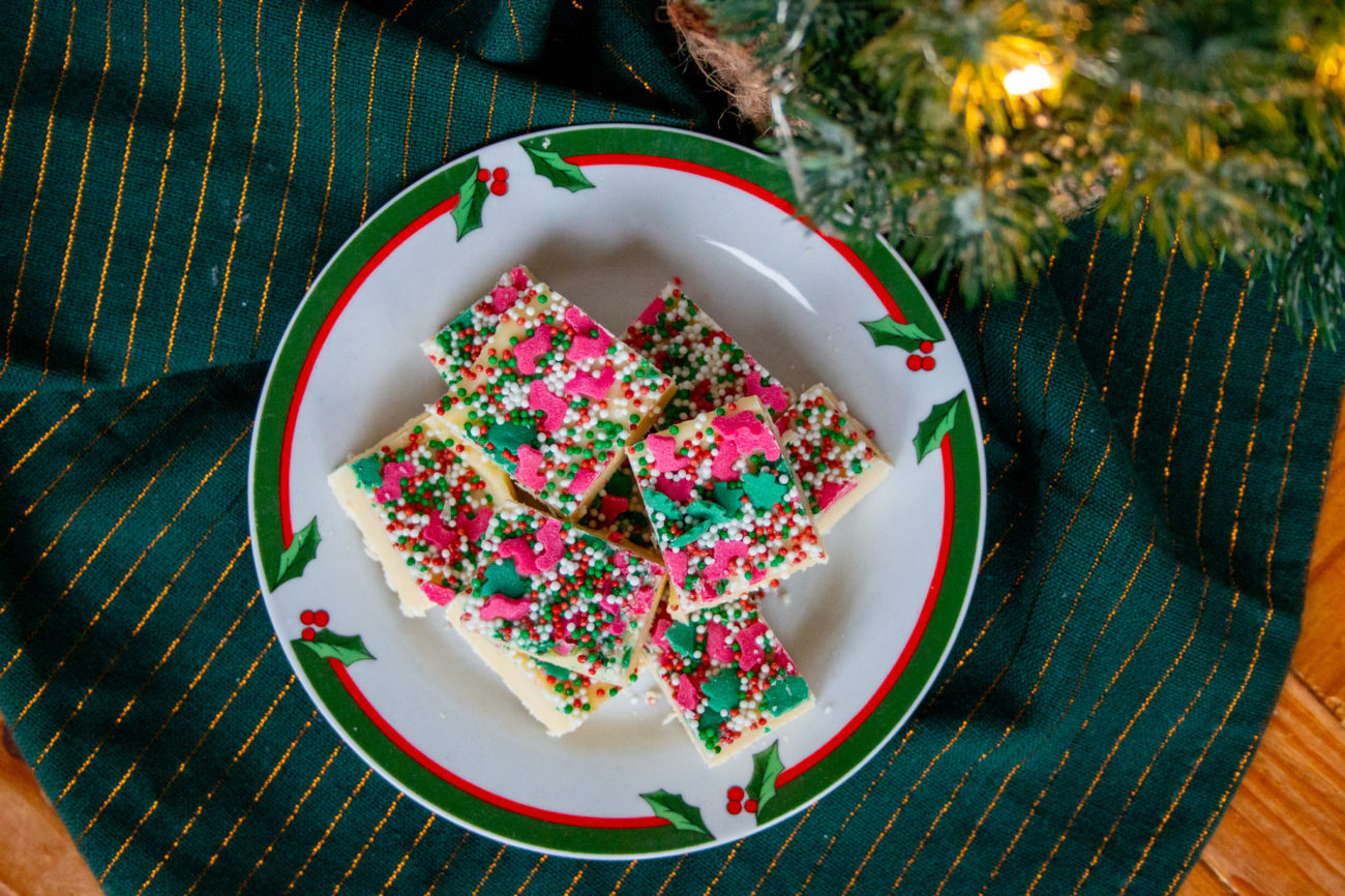 Witte Chocolade Kerstfudge