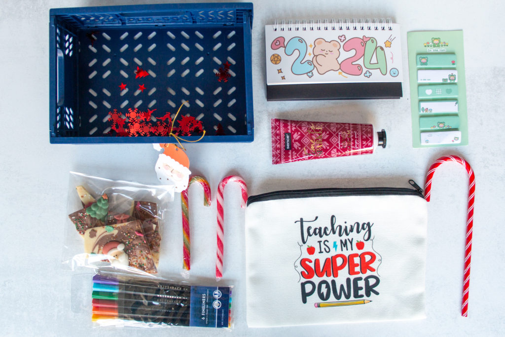 Inhoud Kerstcadeau voor Docenten - Kidshoekje.nl
