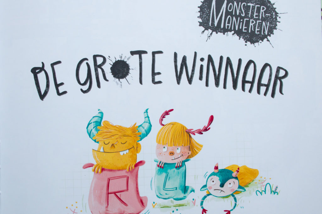 Prentenboek Monstermanieren - De Grote Winnaar - Kidshoekje.nl