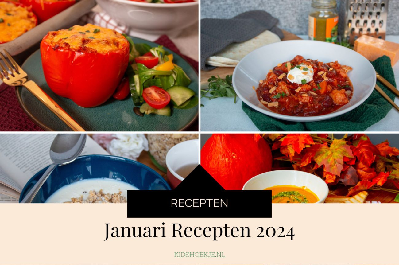 Recepten Januari 2024 - Kidshoekje.nl