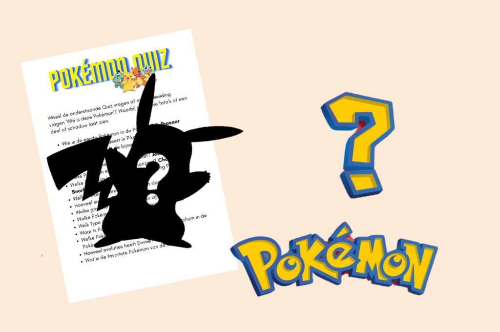 Pokémon Quiz - Kidshoekje.nl