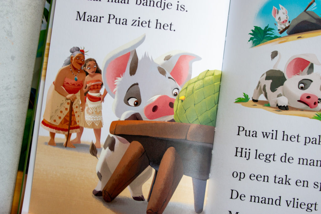 AVI Leesboek Disney Vaiana Pua en Hei Hei - Kidshoekje.nl