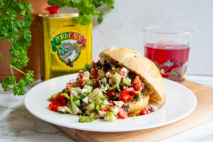 Griekse Chopped Sandwich - Kidshoekje.nl
