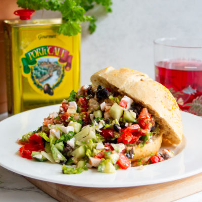 Griekse Chopped Sandwich - Kidshoekje.nl