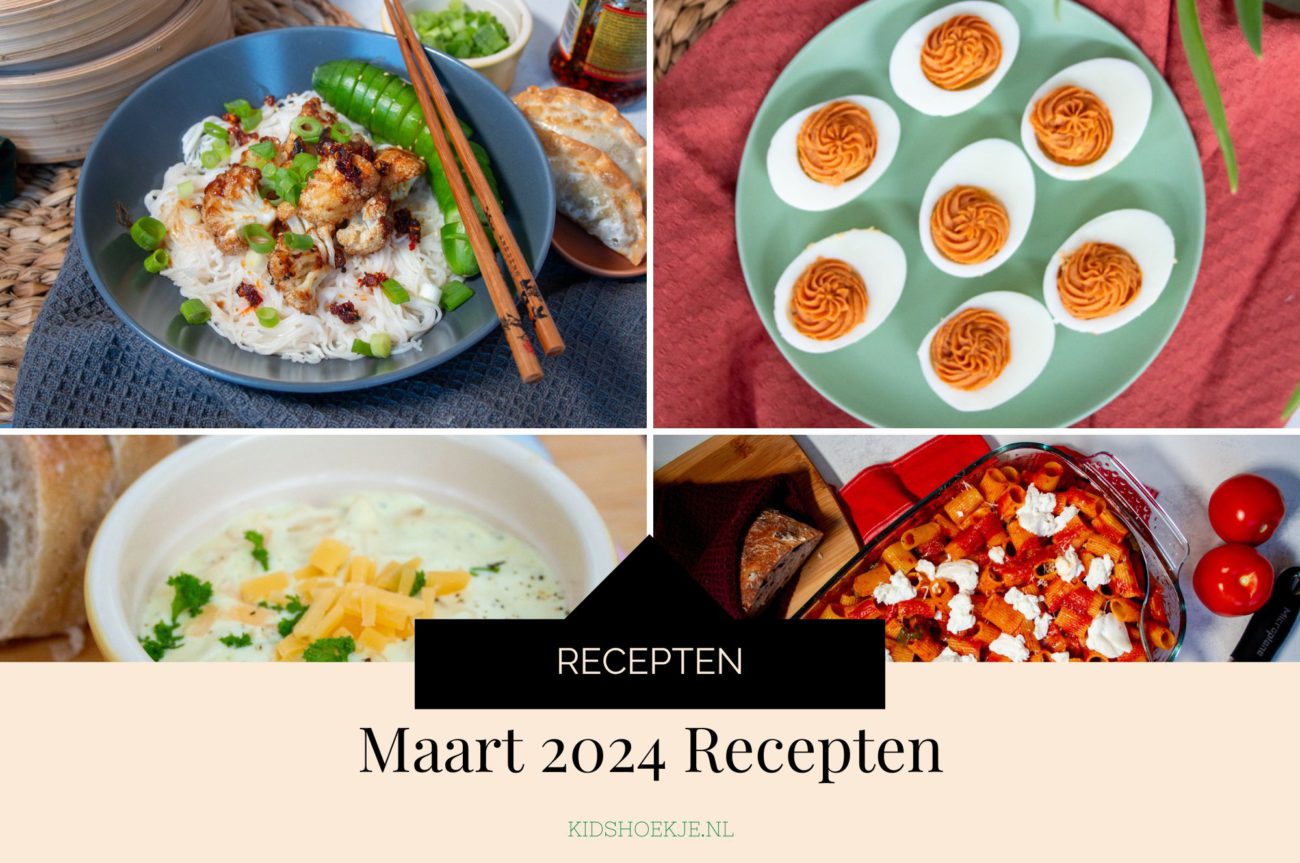 Maart 2024 Recepten - Kidshoekje.nl