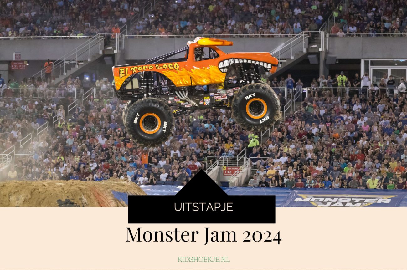 Monster Jam 2024 - Kidshoekje.nl © 2024 FMS, Inc.