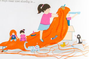 Prentenboek Geen schaar in mijn haar - Kidshoekje.nl