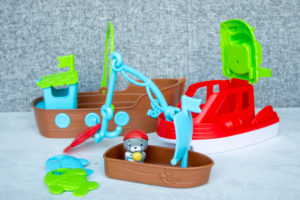 3-in-1 Stapelboot van Klorofil! - Kidshoekje.nl