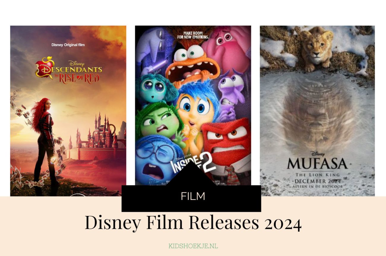Disney Film Releases 2024 - Kidshoekje.nl