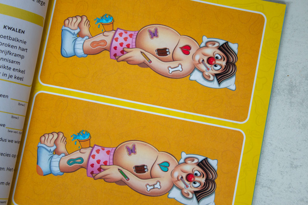 Doc Bibber in Hasbro Gaming Doeboek Bomvol Spellen - Kidshoekje.nl