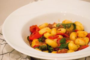 Spinazie Chorizo Gnocchi - Kidshoekje.nl