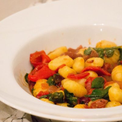 Spinazie Chorizo Gnocchi - Kidshoekje.nl