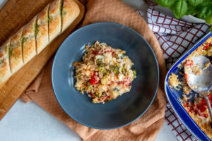 Vegetarische Orzo-Broccoli Ovenschotel - Kidshoekje.nl