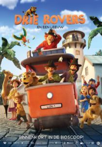 Poster Film Drie Rovers en een leeuw - Kidshoekje.nl