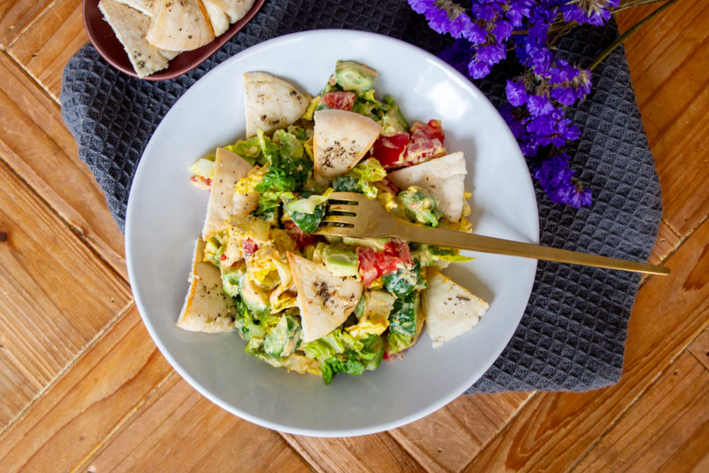 Recept Hummus Pita Salade - Kidshoekje.nl