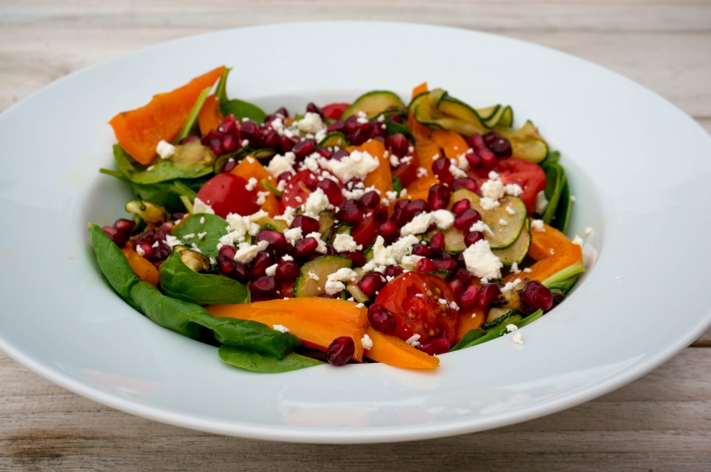 Gegrilde Groentesalade met Granaatappel