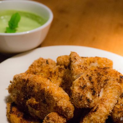 Sriracha Kipnuggets met Avocado Munt Dip - Kidshoekje.nl