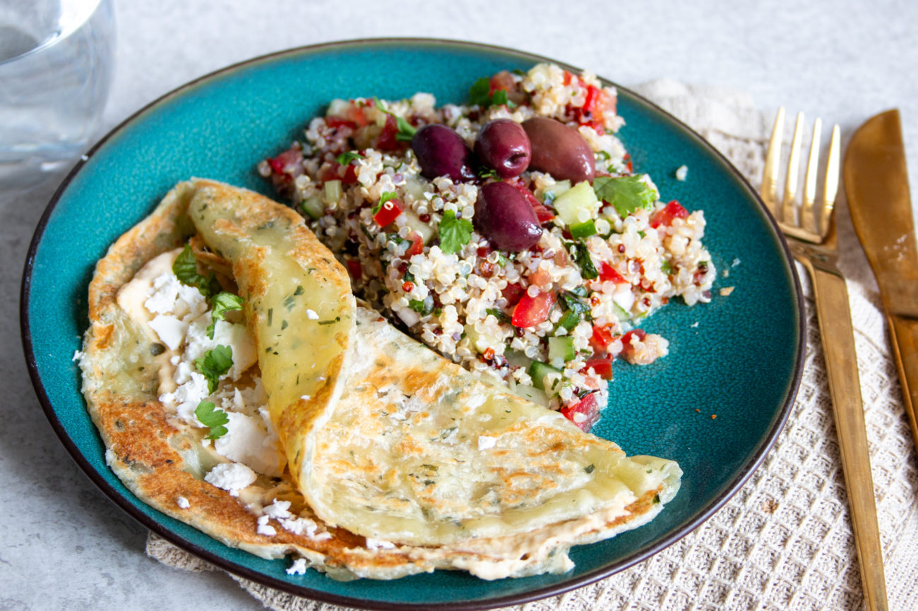 Tabouleh en Paratha Lunch