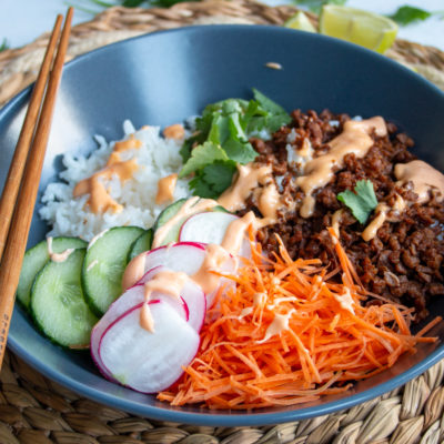 Vegetarische Bahn Mi Bowl - Kidshoekje.nl