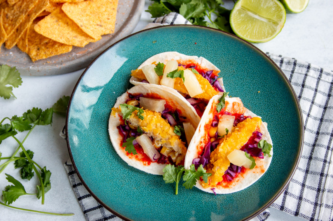 Zoete Ananas en Paprika Taco’s