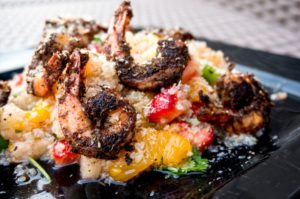 Garnalen met Zoete Fruit Quinoa - Kidshoekje.nl