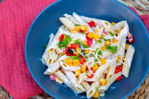 Mexicaanse Gegrilde Mais Pastasalade - Kidshoekje.nl