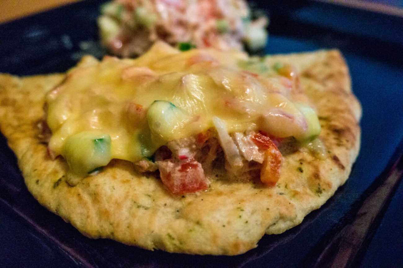 Tuna Melt Naan
