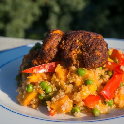 Zoete Quinoa met Falafel - Kidshoekje.nl