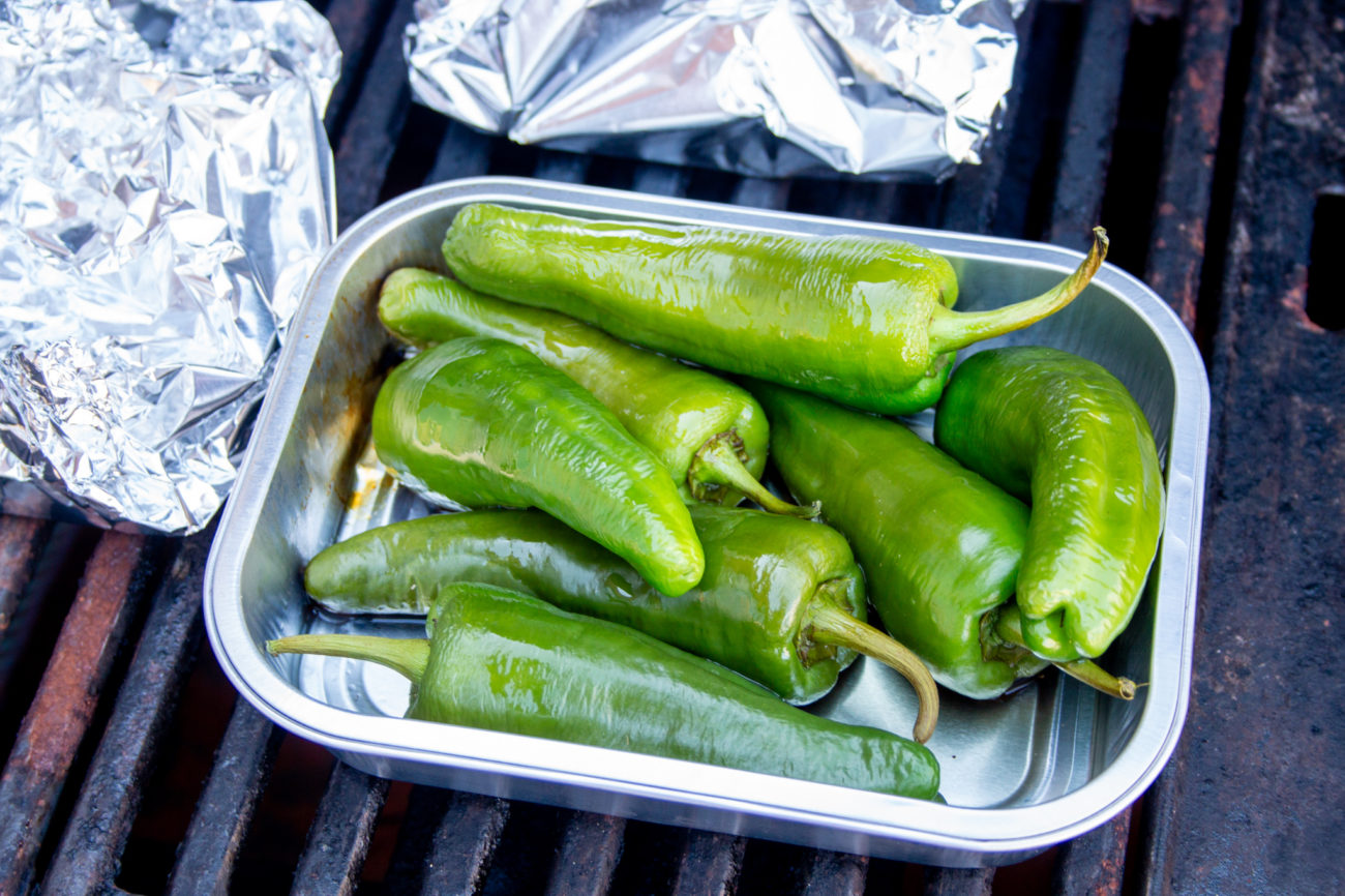 Pimientos de Padrón van de Barbecue