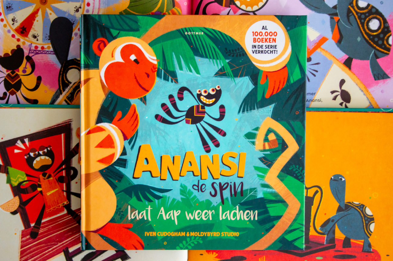 Anansi de Spil laat Aap weer lachen - Kidshoekje.nl