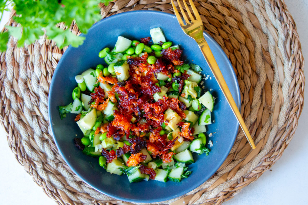 Gochujang Krokante Rijstsalade