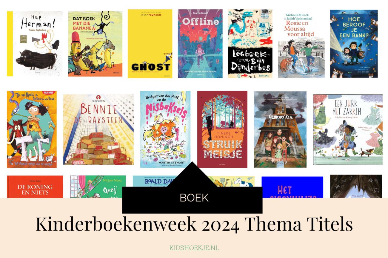 Kinderboekenweek 2024 Thema Titels - Kidshoekje.nl