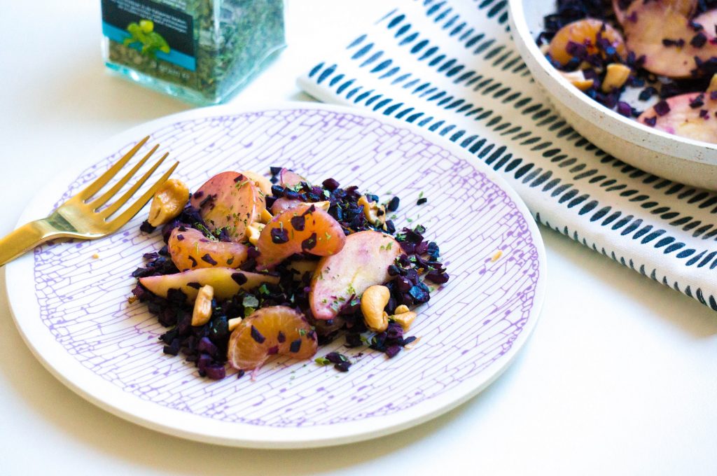 Rode Koolsalade met Winters Fruit - Kidshoekje.nl