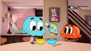 Ontbijten met Gumball op Cartoon Network