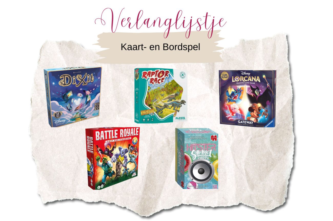 Sinterklaas verlanglijstje Kaart- en bordspellen - Kidshoekje.nl