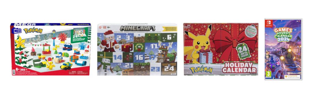 Velanglijstje Adventkalenders 2024 GAMER - Kidshoekje.nl
